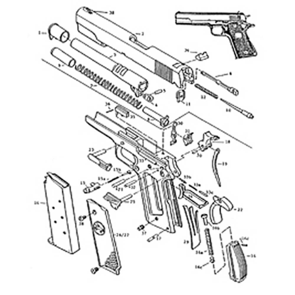 Parts Wilson Combat 4.50" 1911 SEAR • Model: 4.50"